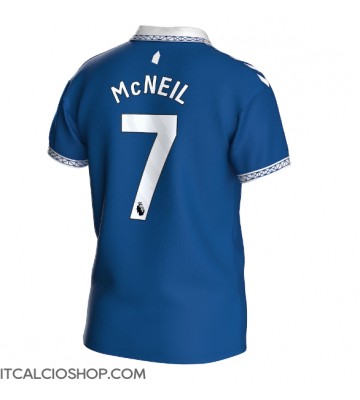 Everton Dwight McNeil #7 Prima Maglia 2023-24 Manica Corta
